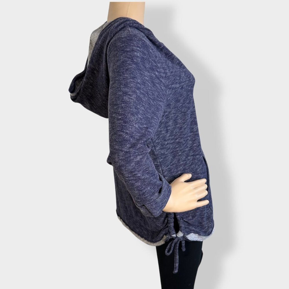 Soft Surroundings Marled Hooded Sweater - Picture 2 of 5